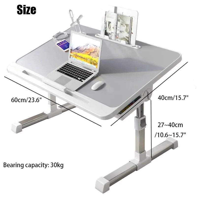 Laptop Bed Tray Table Adjustab - Desk Setup Ideas recension och pris