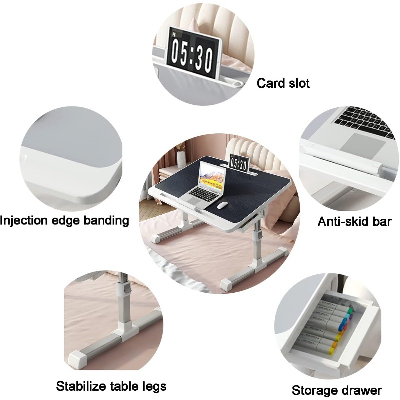 Laptop Bed Tray Table Adjustab - Desk Setup Ideas recension och pris
