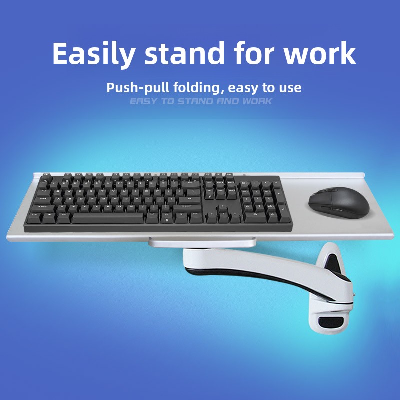 Industrial Wall Mounted Keyboa - Desk Setup Living Room recension och pris