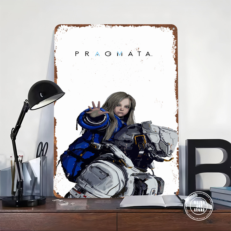 Pragmata Game Character Metal  - Desk Setup Vintage recension och pris