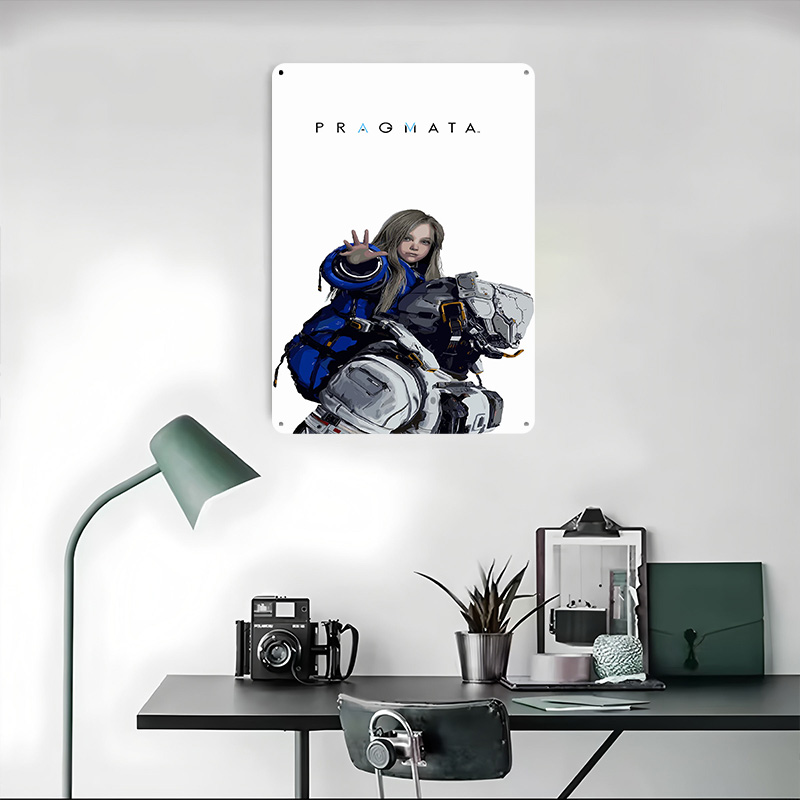 Pragmata Game Character Metal  - Desk Setup Vintage recension och pris