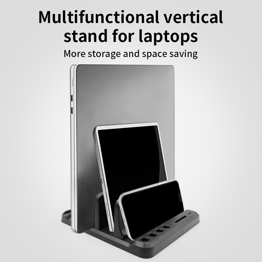 Vertical Laptop Stand Plastic  - Desk Setup Mac recension och pris