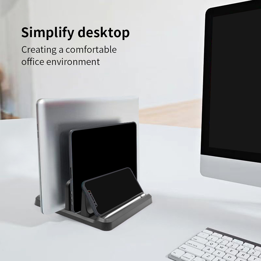 Vertical Laptop Stand Plastic  - Desk Setup Mac recension och pris