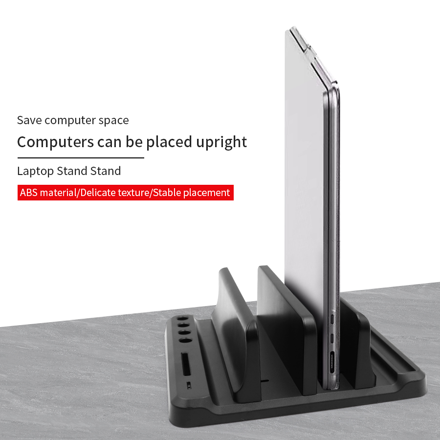 Vertical Laptop Stand Plastic  - Desk Setup Mac recension och pris