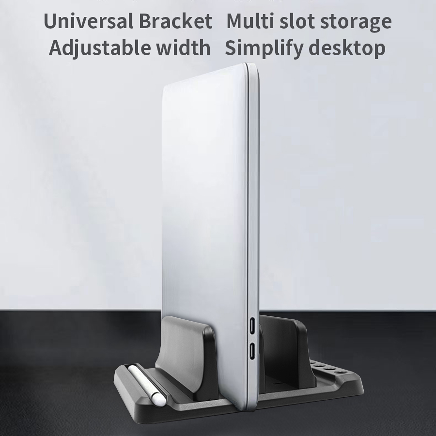 Vertical Laptop Stand Plastic  - Desk Setup Mac recension och pris