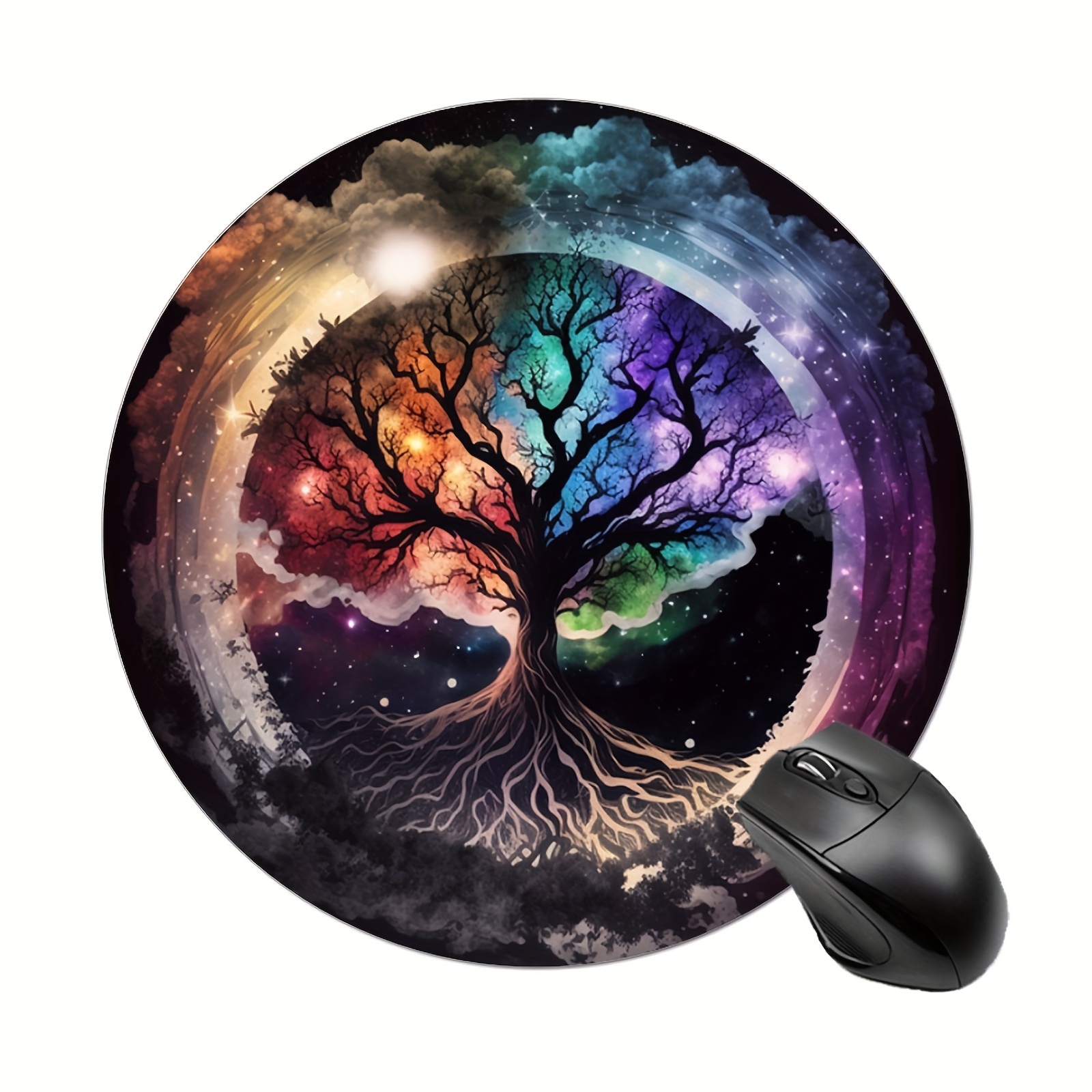 Life Tree Round Mouse Mat Cute - Desk Setup Small recension och pris