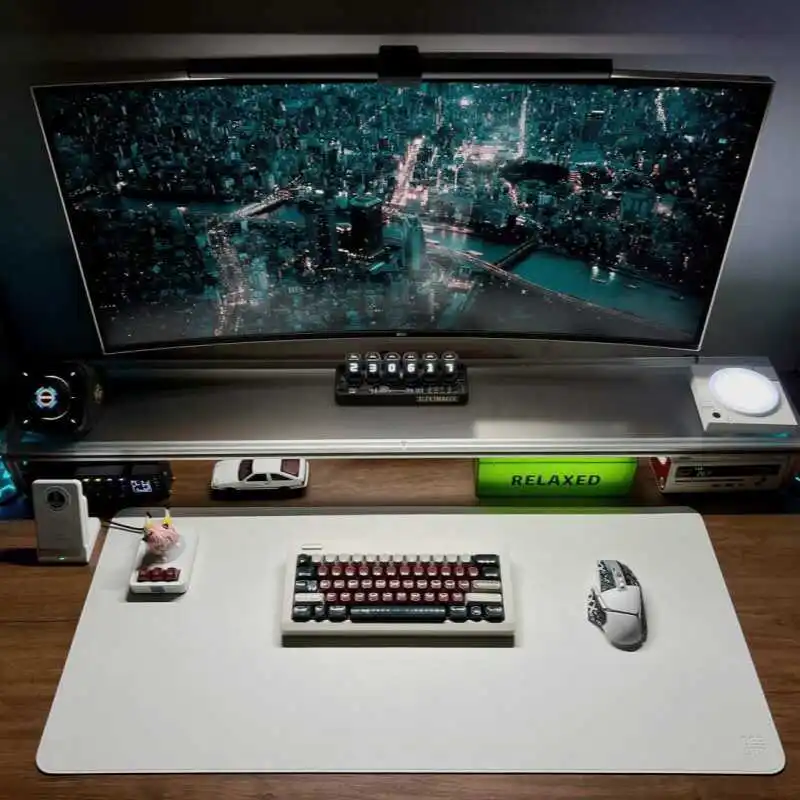 Aluminum Monitor Stand Acrylic - Desk Setup Living Room recension och pris