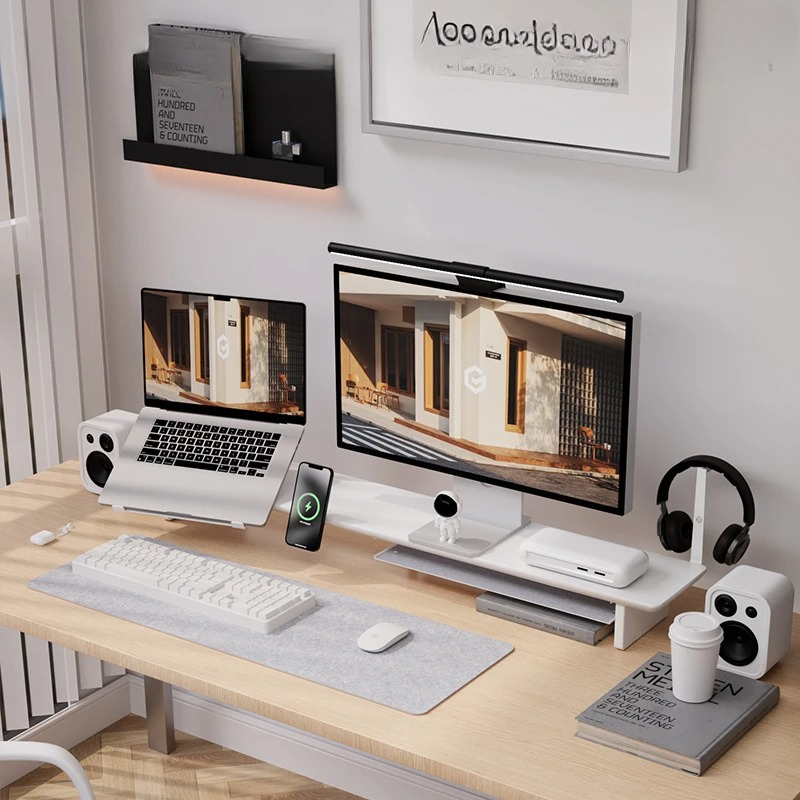 ‌ZORKMOU Z3 Modular Monitor St - Desk Setup Living Room recension och pris