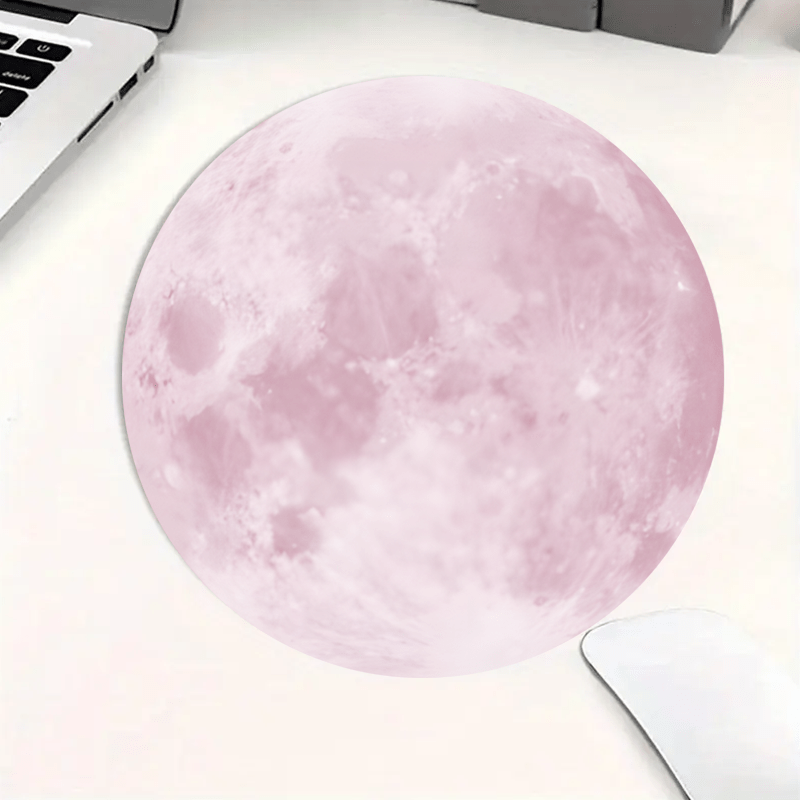 Moon Pattern Round Mouse Pad N - Desk Setup Simple recension och pris