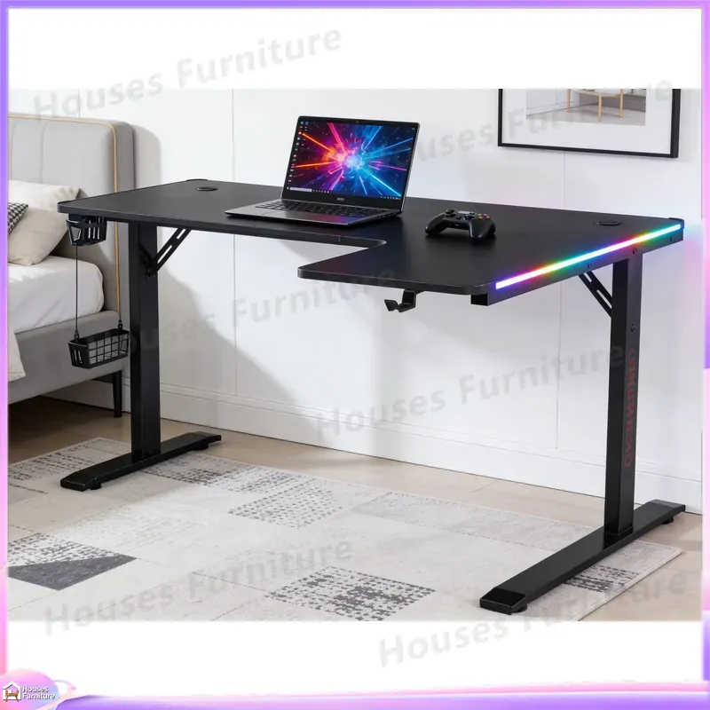 Large 160cm Gaming Desk with L - Desk Setup In Office recension och pris