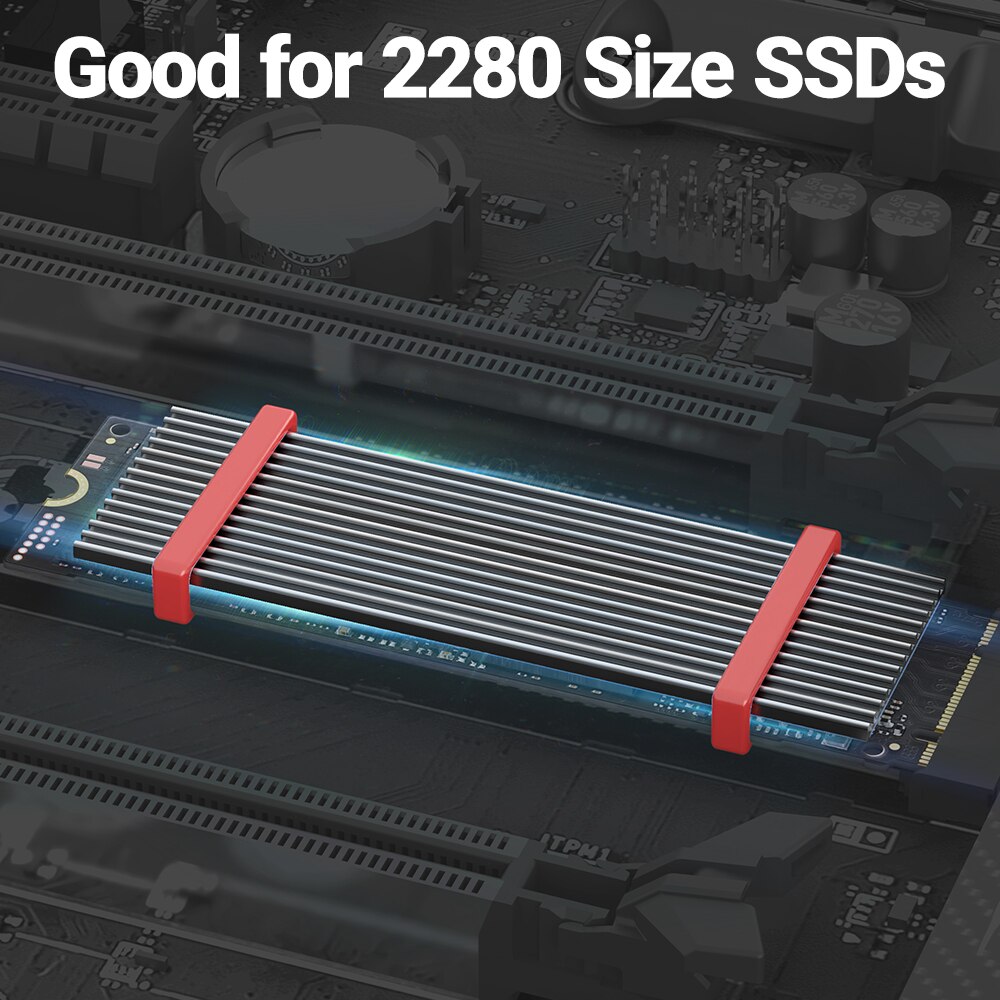 JEYI M.2 SSD Heatsink, Aluminu - Desk Setup Ps5 recension och pris