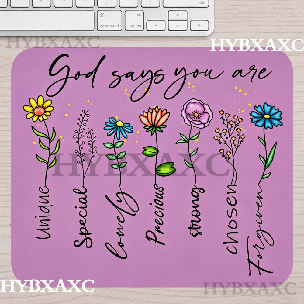 HYBXAXC Colorful Flower Quote  - Desk Setup Small recension och pris