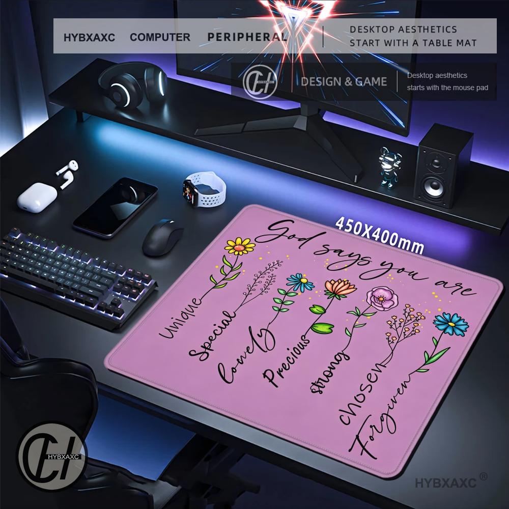 HYBXAXC Colorful Flower Quote  - Desk Setup Small recension och pris