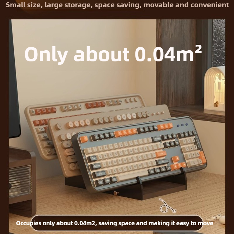 Acrylic Floating Keyboard Stan - Desk Setup Living Room recension och pris