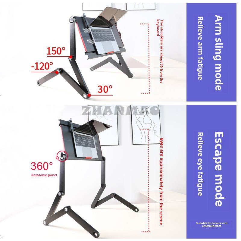 Lying Flat on The Bed, Laptop  - Desk Setup Ideas recension och pris