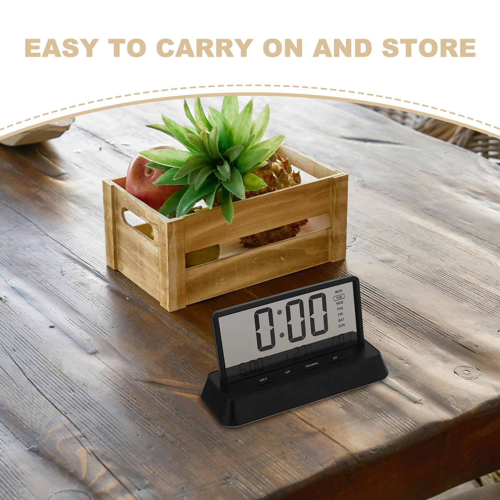 Digital Alarm Clock Small Comp - Desk Setup In Office recension och pris