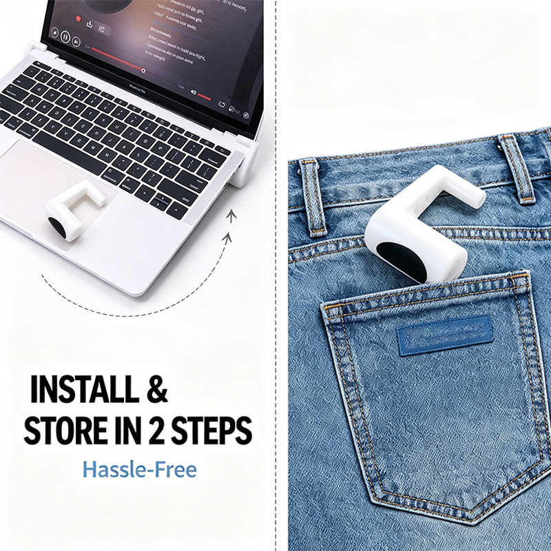 Portable Laptop Stand Foldable - Desk Setup Mac recension och pris