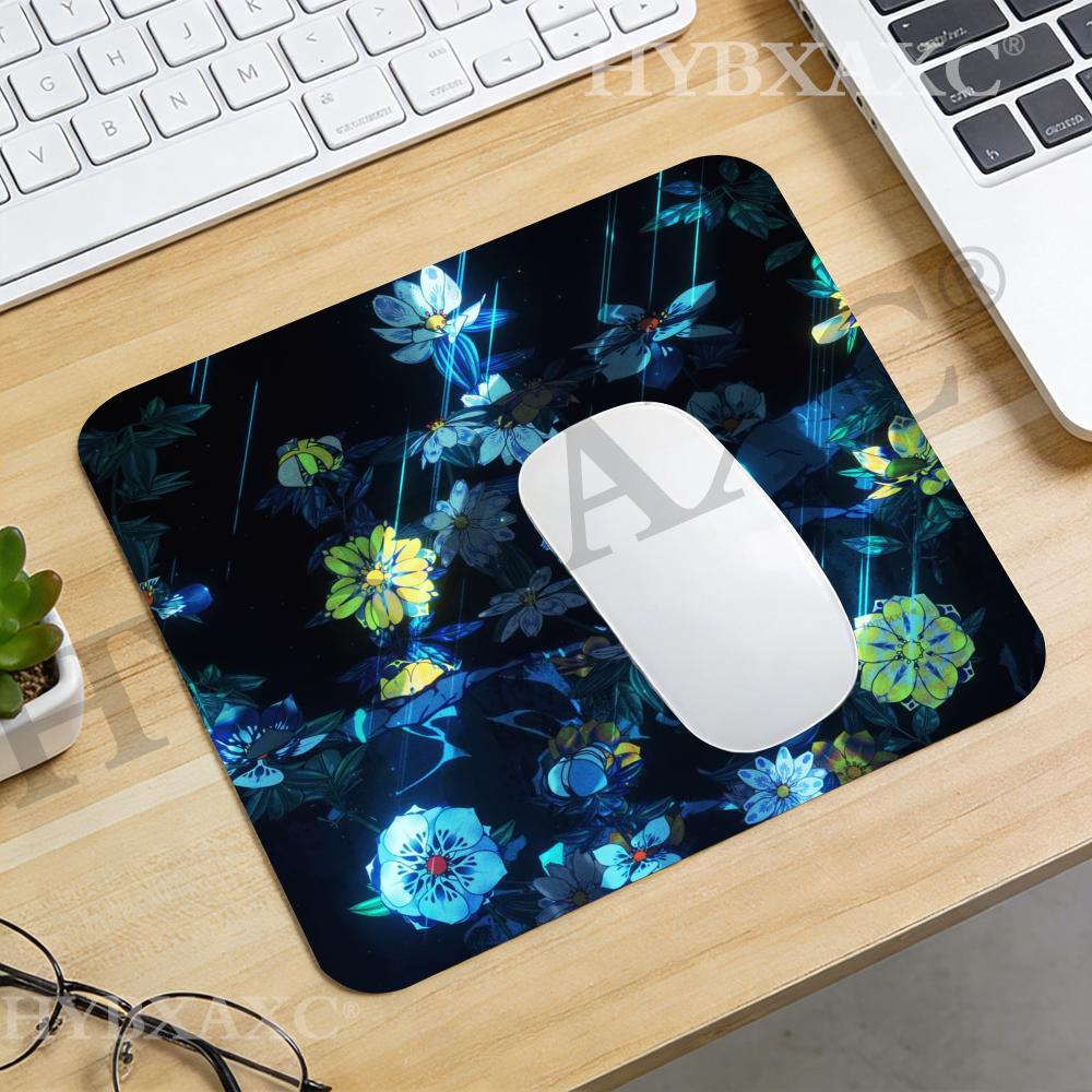 HYBXAXC Dark Floral Manga Back - Desk Setup Dark recension och pris