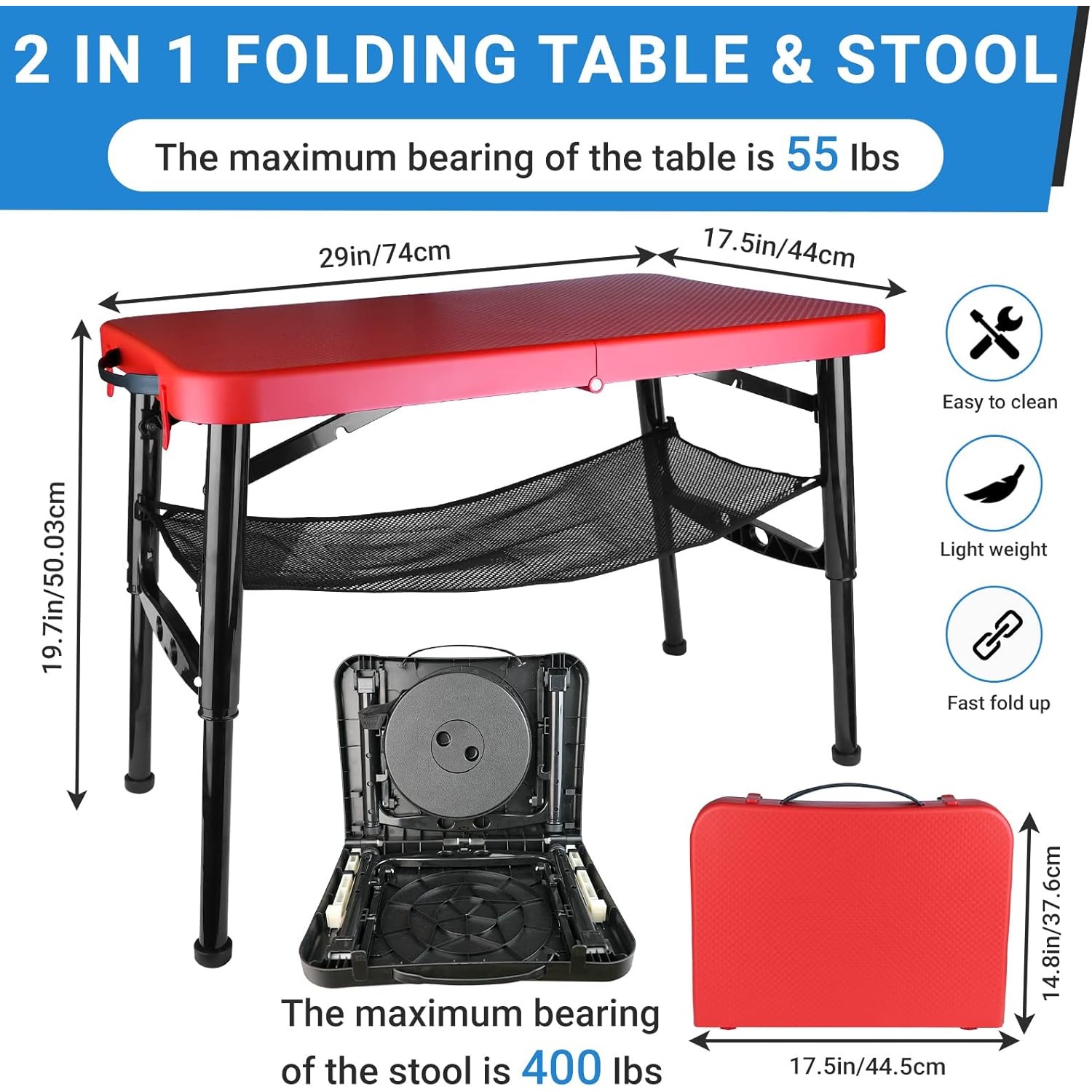 Retractable Folding Table & St - Desk Setup Ideas recension och pris