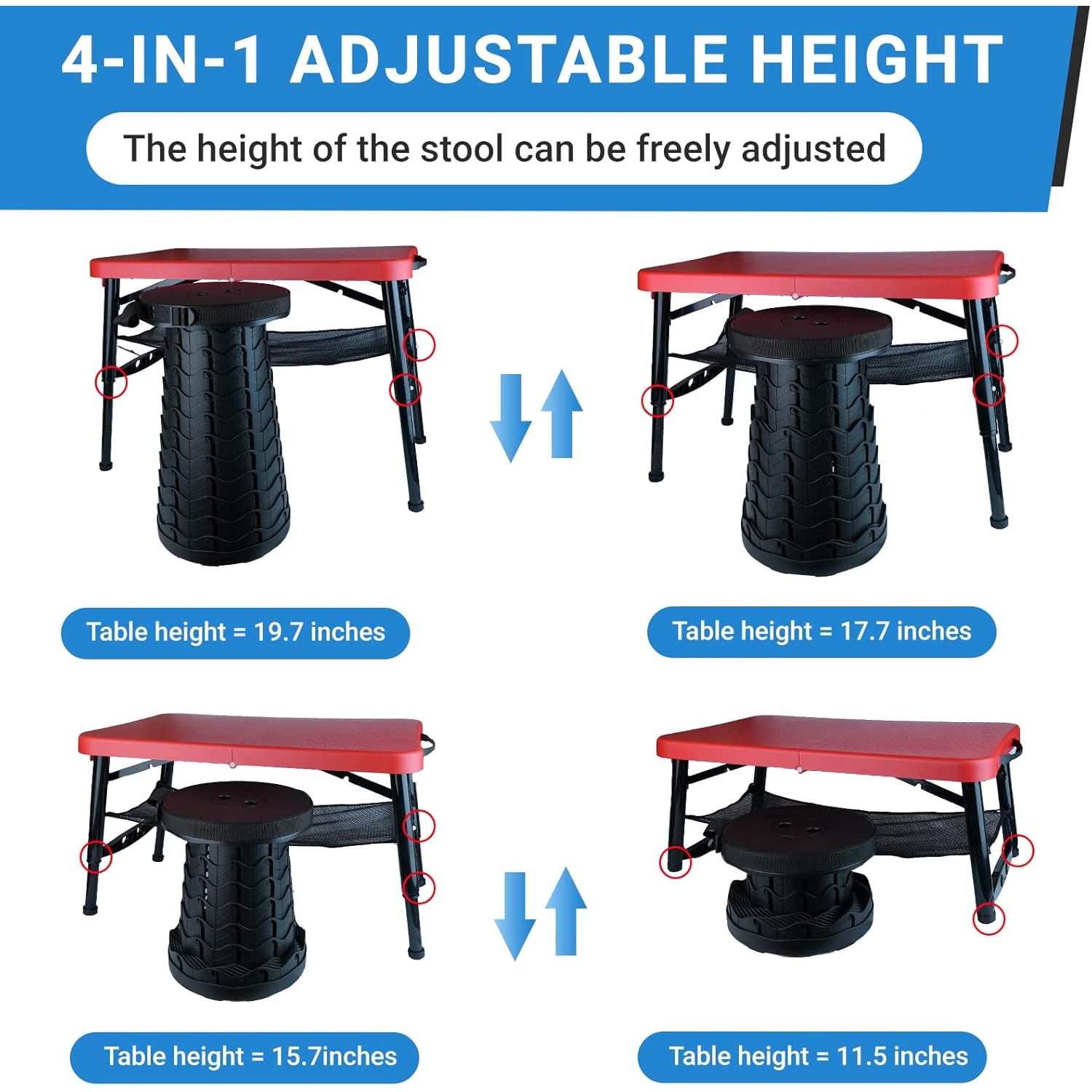 Retractable Folding Table & St - Desk Setup Ideas recension och pris
